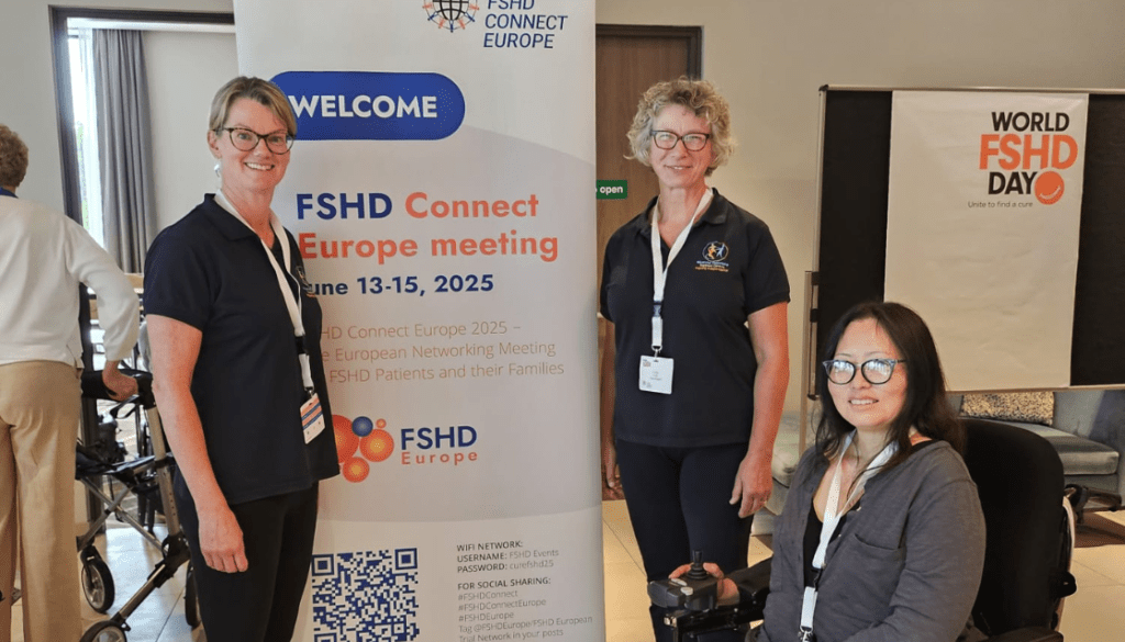 Lynn, Ulrike and Ruth Hereford at FSDH connect