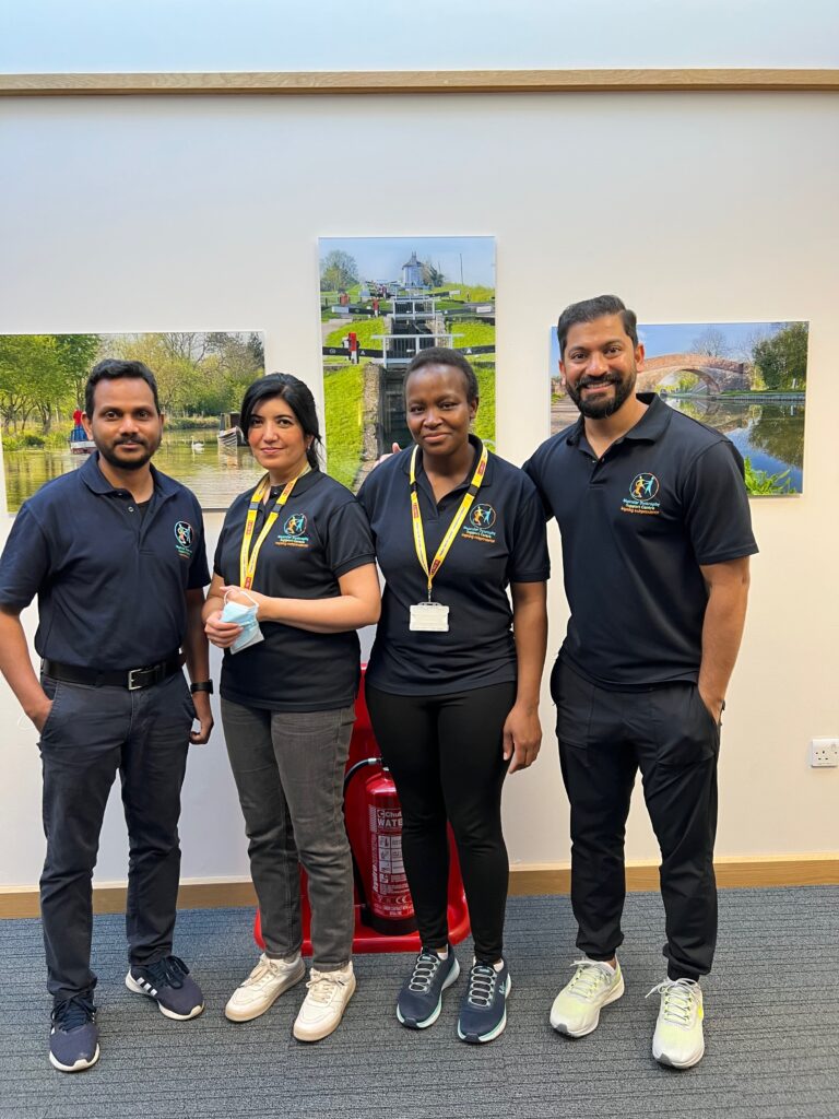 Our therapists at the Loros clinic in Leicester