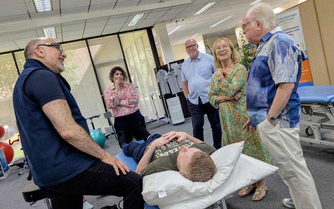 Michael Attenborough Visits the Muscular Dystrophy Support Centre Following National Recognition
